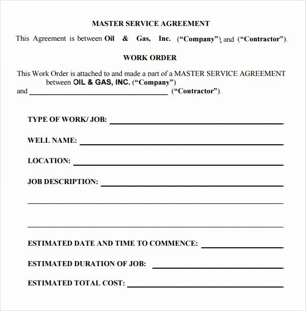 15 Sample Master Service Agreement Templates
