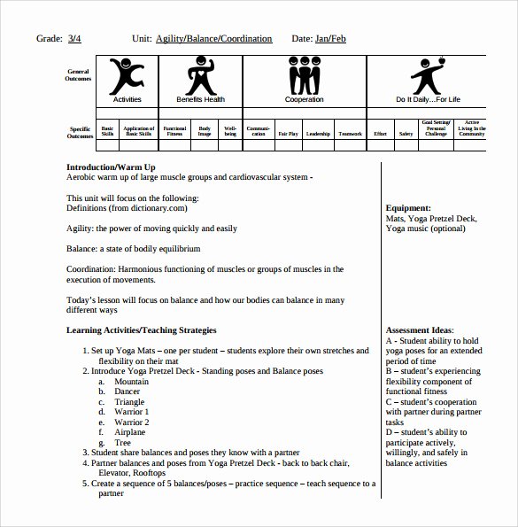 15 Sample Physical Education Lesson Plans