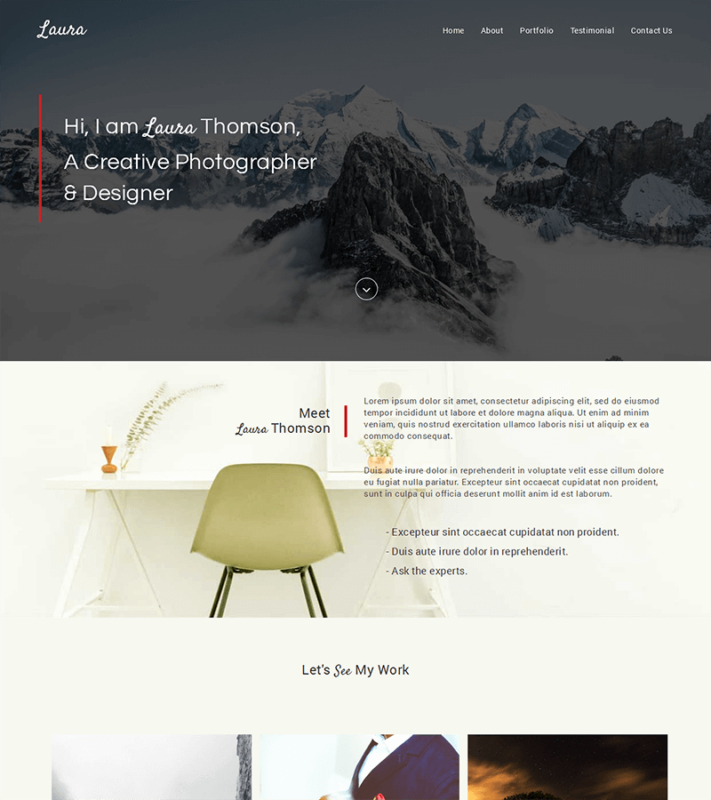 Bootstrap Landing Page Template Letter Example Template