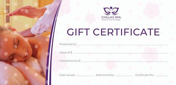 155 Gift Certificate Templates – Free Sample Example