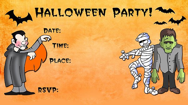 16 Awesome Printable Halloween Party Invitations
