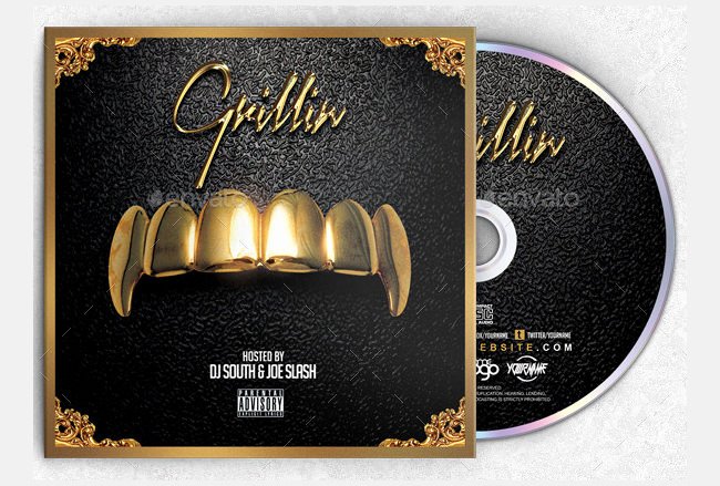 16 Cd Cover Template Psd Cd Cover Design Template