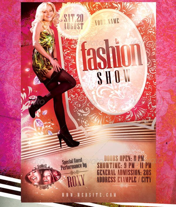 fashion show flyers