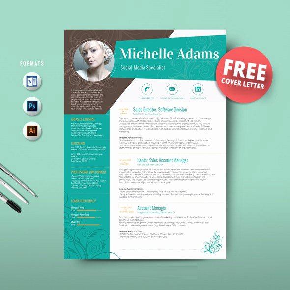 16 Ms Word Resume Templates with the Professional Look
