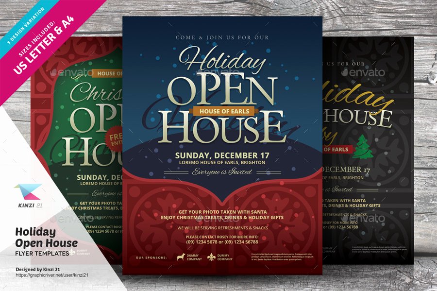 16 Open House Flyer Designs &amp; Examples – Psd Ai