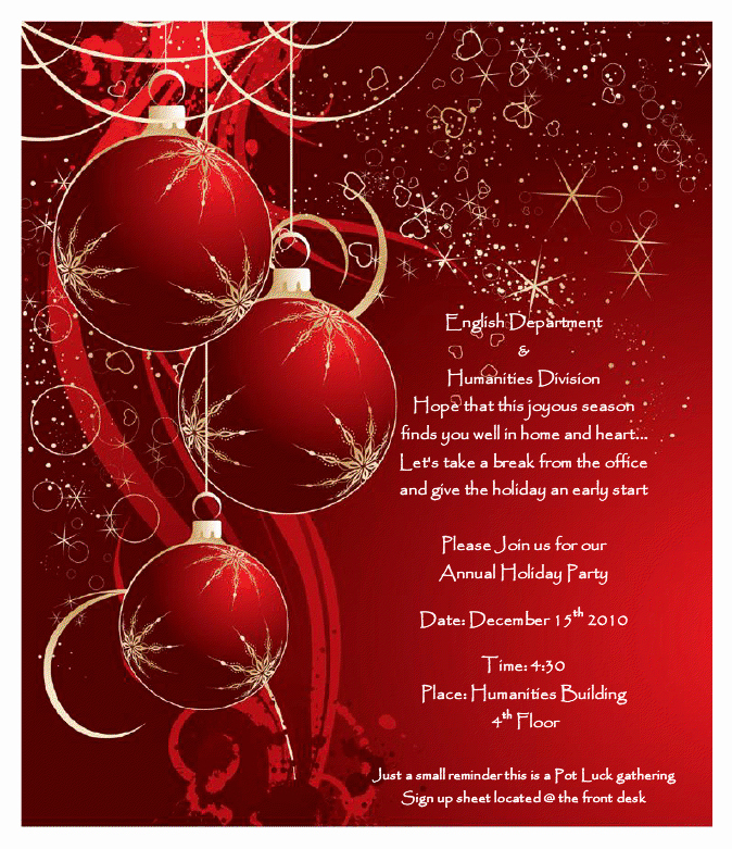 16 Printable Christmas Party Flyer Templates Free