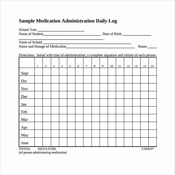 daily log template