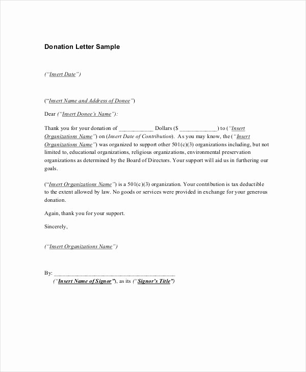 16 Sample Thank You Letters for Donations Doc Pdf