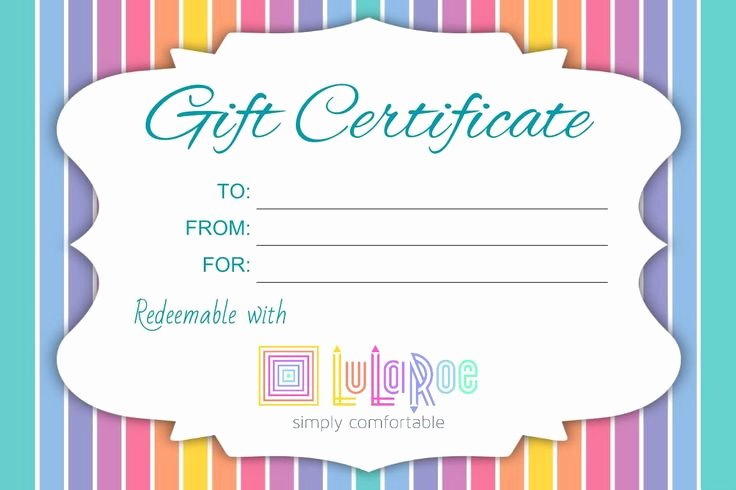 17 Best Ideas About Gift Certificates On Pinterest