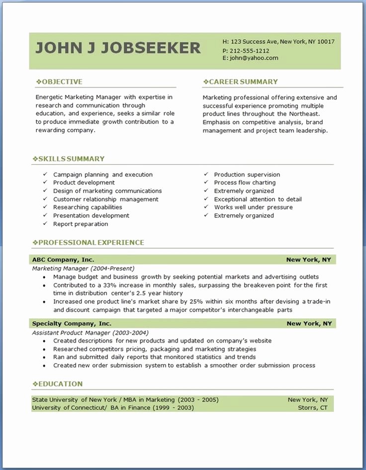 17 Best Ideas About Professional Resume Template On