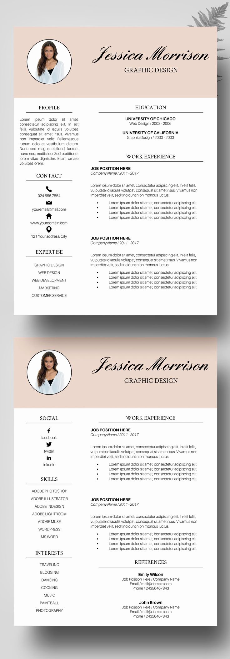 resume templates