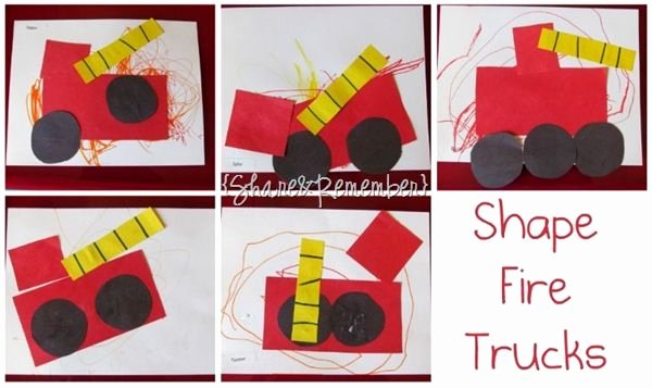 17 Best Images About Firetruck Shapes