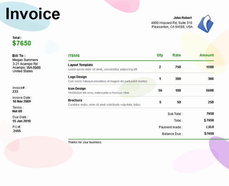 17 Best Images About Invoices On Pinterest
