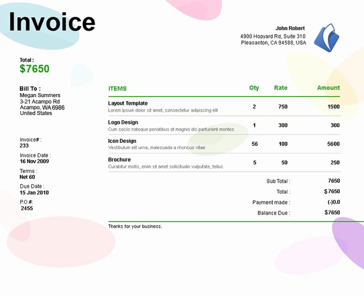 invoices