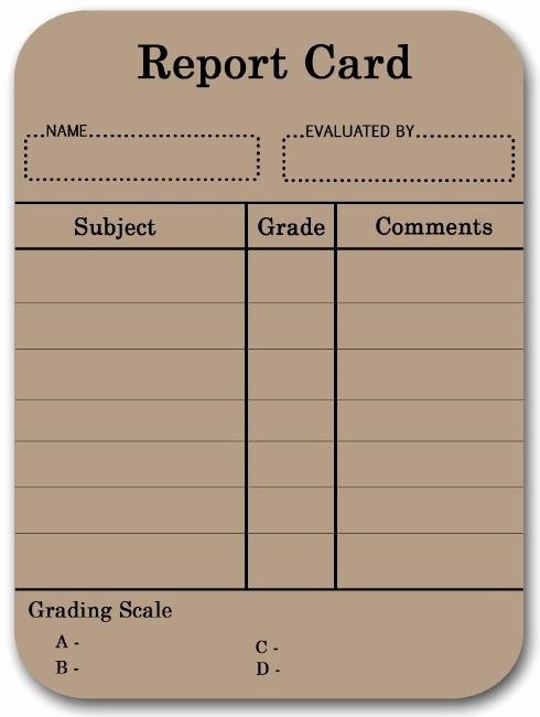 17 Best Images About Report Cards On Pinterest