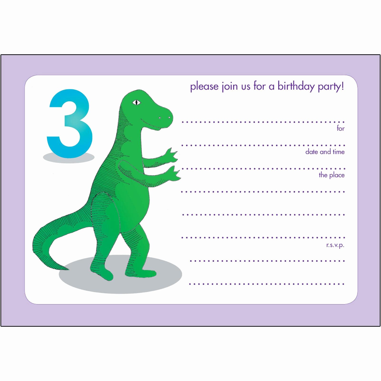 17 Dinosaur Birthday Invitations How to Sample Templates