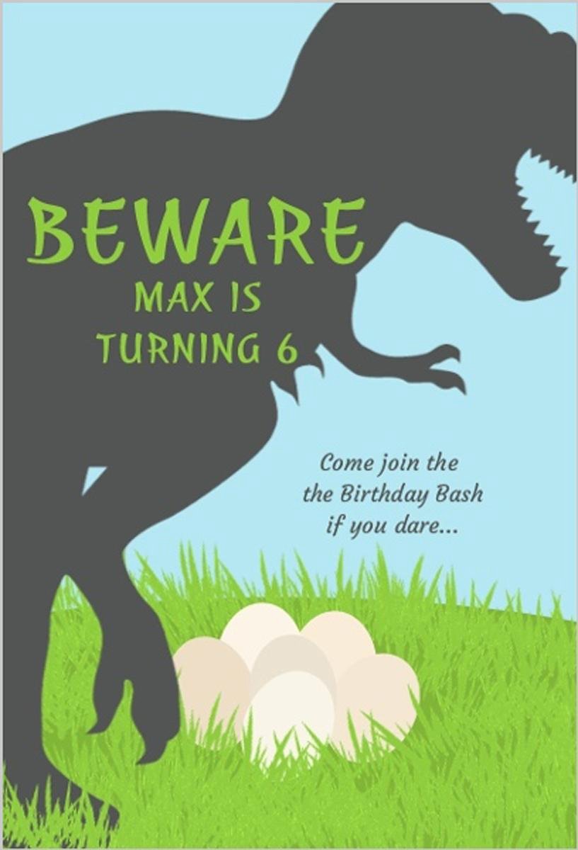 17 Dinosaur Birthday Invitations How to Sample Templates
