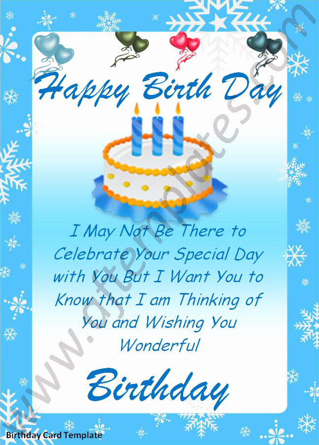 post free birthday templates for word 8801