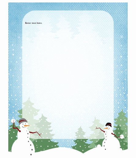 17 Free Christmas Templates for Word Free Word