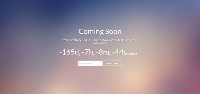 free psd ing soon templates