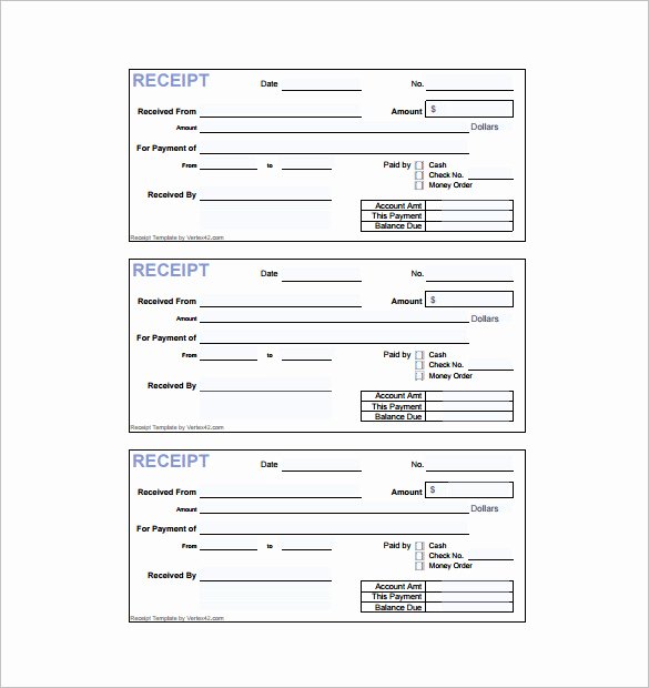 invoice receipt template