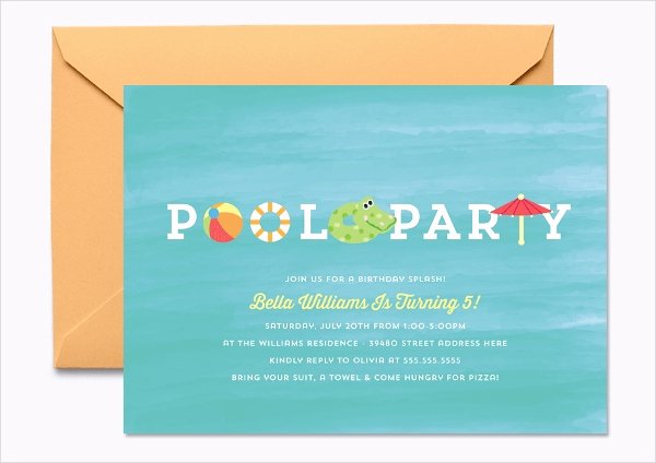 17 Kids Party Invitation Designs &amp; Templates Psd Ai