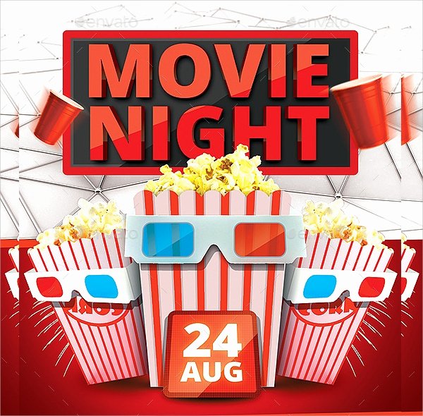 movie night flyer template