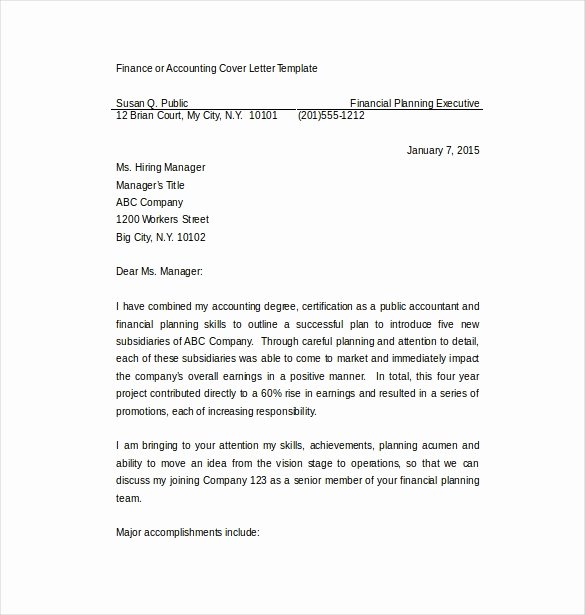 17 Professional Cover Letter Templates Free Sample