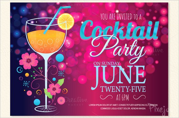 cocktail party invitation template