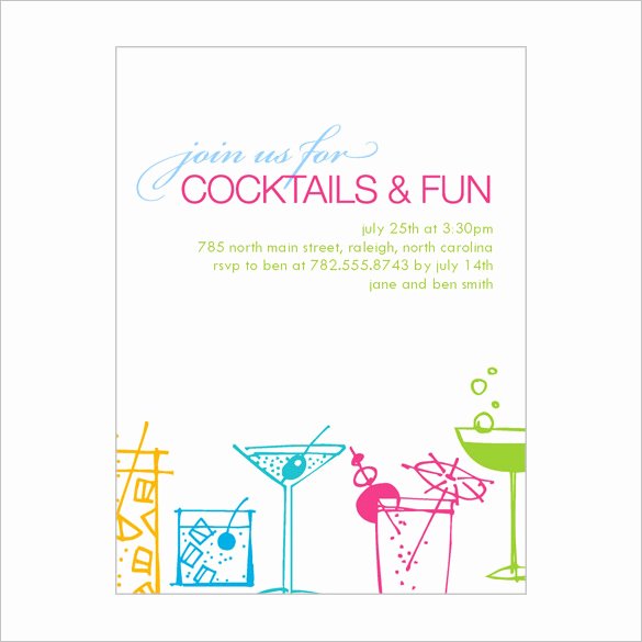 17 Stunning Cocktail Party Invitation Templates &amp; Designs