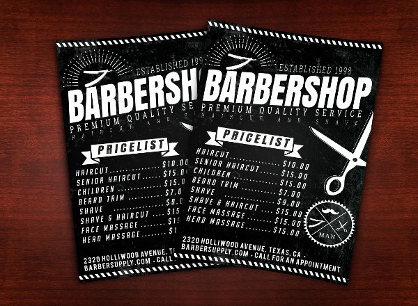 18 Barber Shop Flyer Templates Free Premium Psd format
