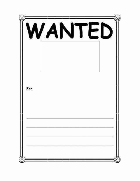 18 Free Wanted Poster Templates Fbi and Old West Free