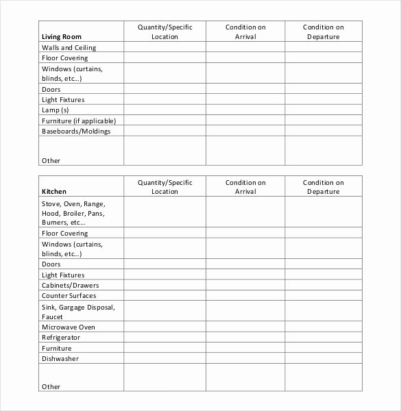 18 Inventory Checklist Templates – Free Sample Example
