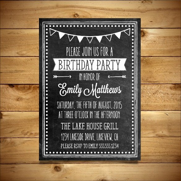 18 Ms Word format Birthday Templates Free Download