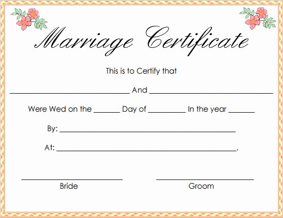 18 Sample Marriage Certificate Templates to Download