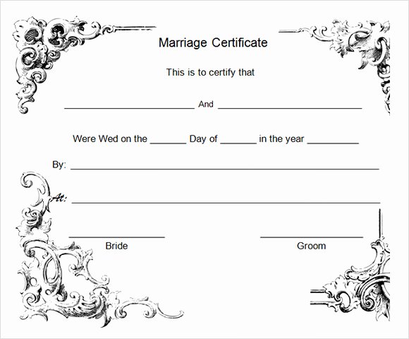 18 Sample Marriage Certificate Templates to Download