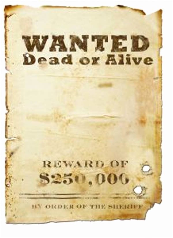 18 Wanted Poster Design Templates In Psd