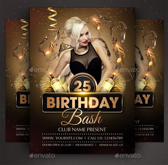 19 Amazing Birthday Party Psd Flyer Templates In Word