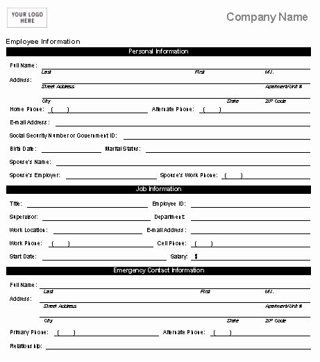 employee forms