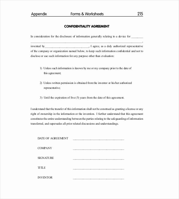 19 Confidentiality Agreement Templates Doc Pdf