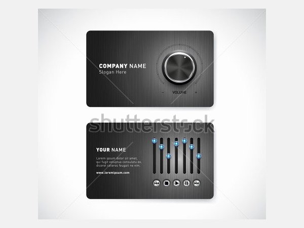 19 Dj Business Cards Free Psd Ai Vector Eps format