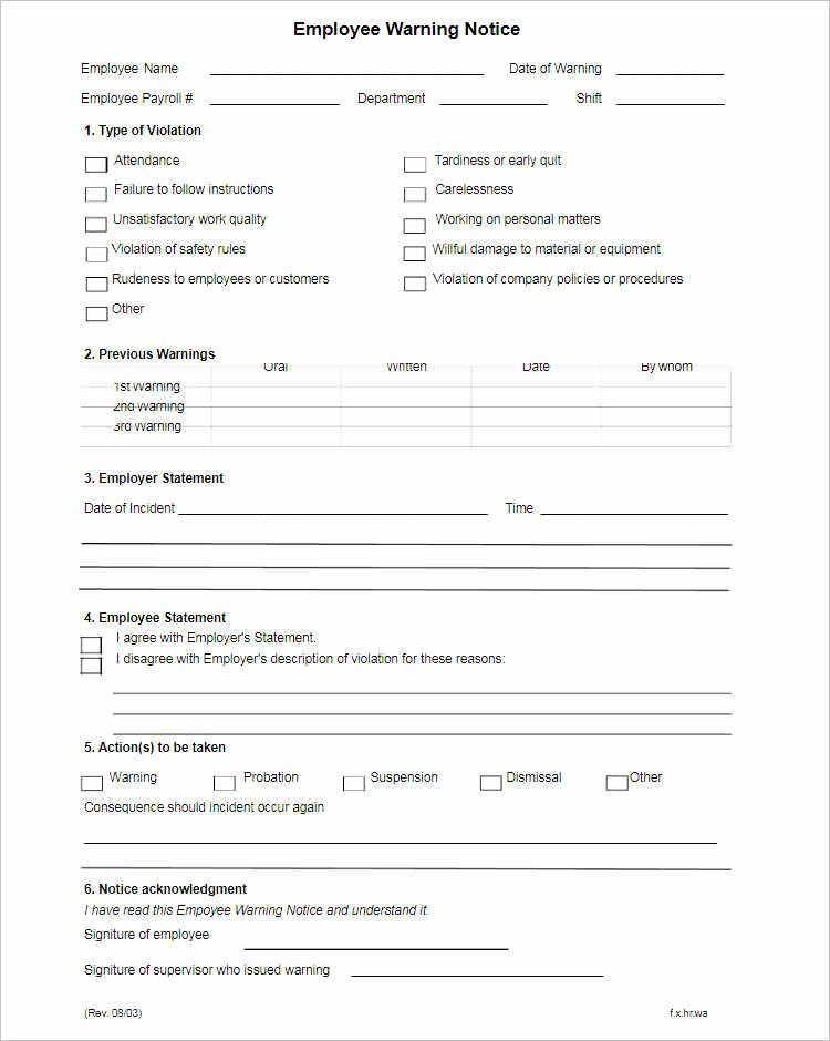 19 Employments Write Up form Template Free Doc Excel formats