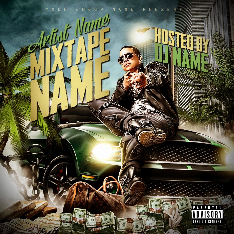 Free Mixtape Cover Templates Download Latter Example Template
