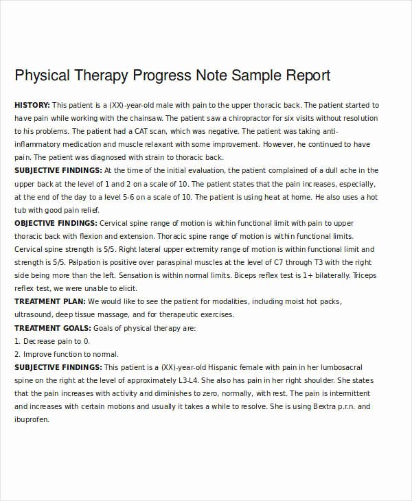 19 Progress Note Examples &amp; Samples Pdf Doc