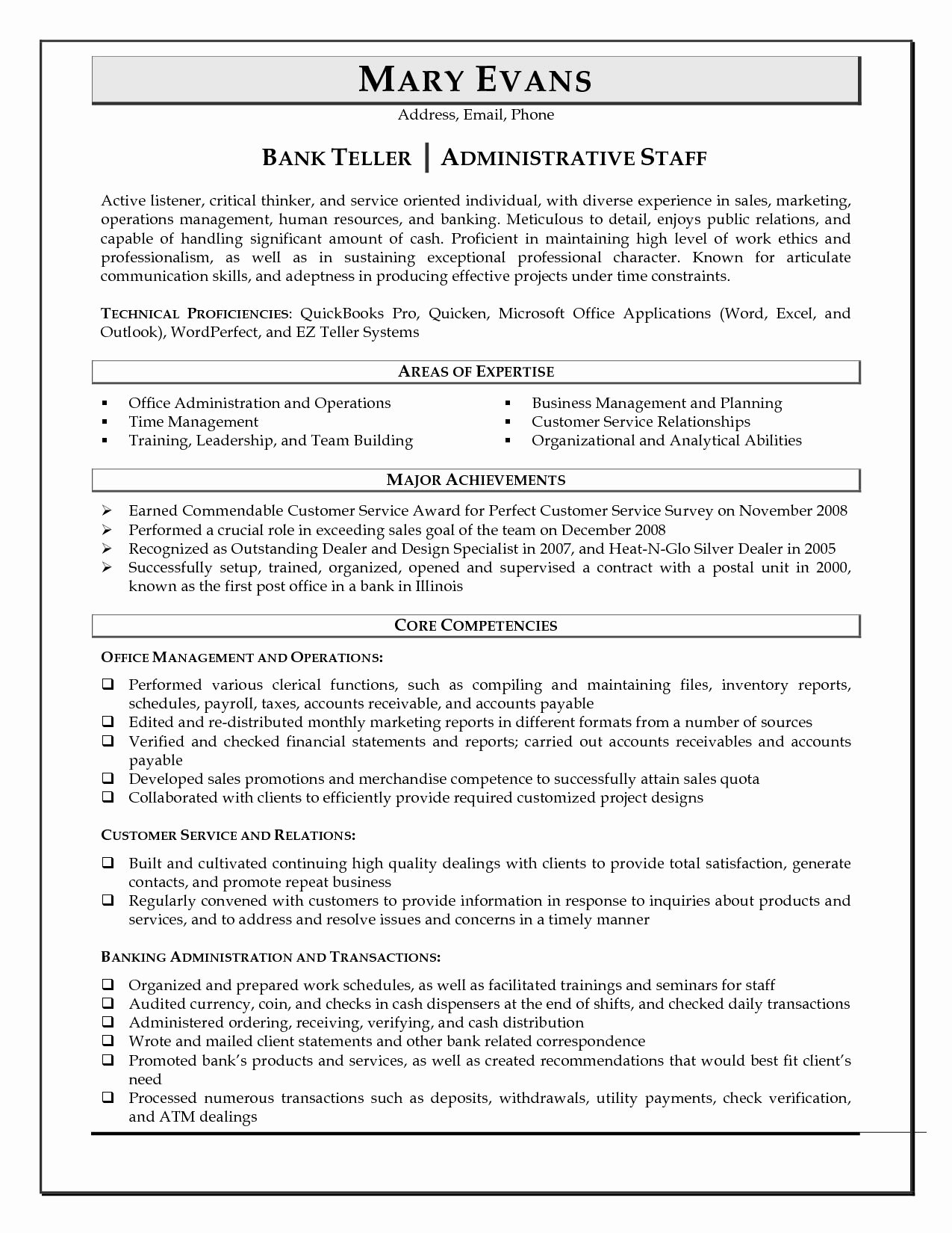19 Unique Sample Entry Level Resume Ve Aful