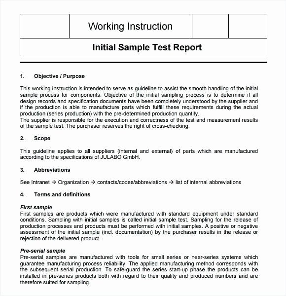 19 Work Instructions Template Standard Work