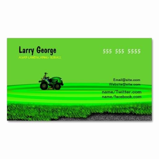 197 Best Lawn Care Business Cards Images On Pinterest