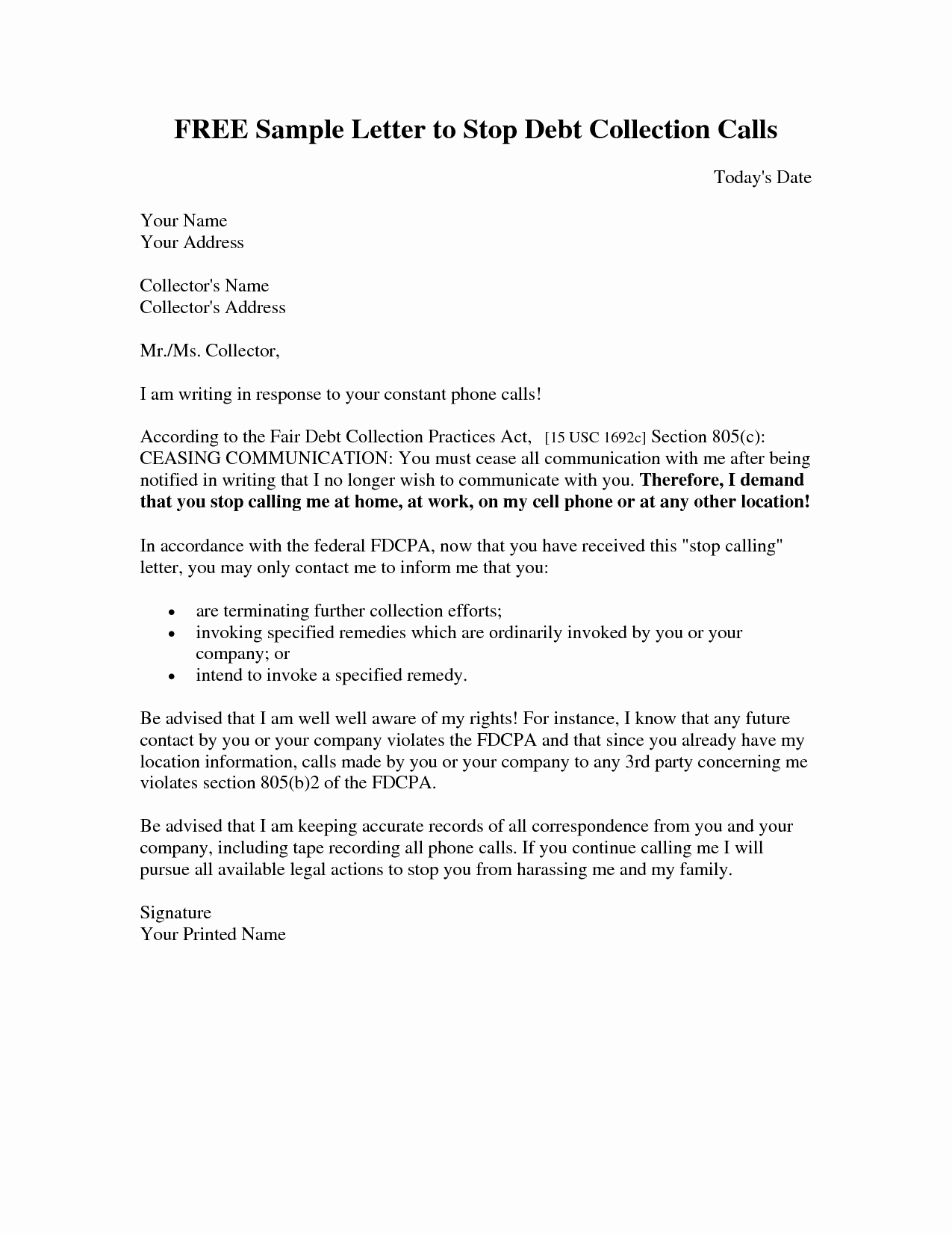 debt collection letter template uk free