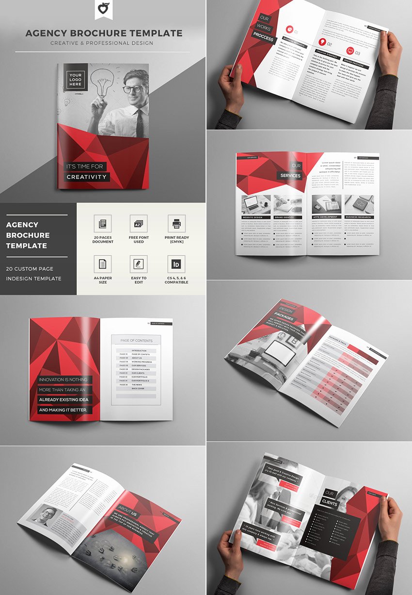 20 Best Indesign Brochure Templates for Creative