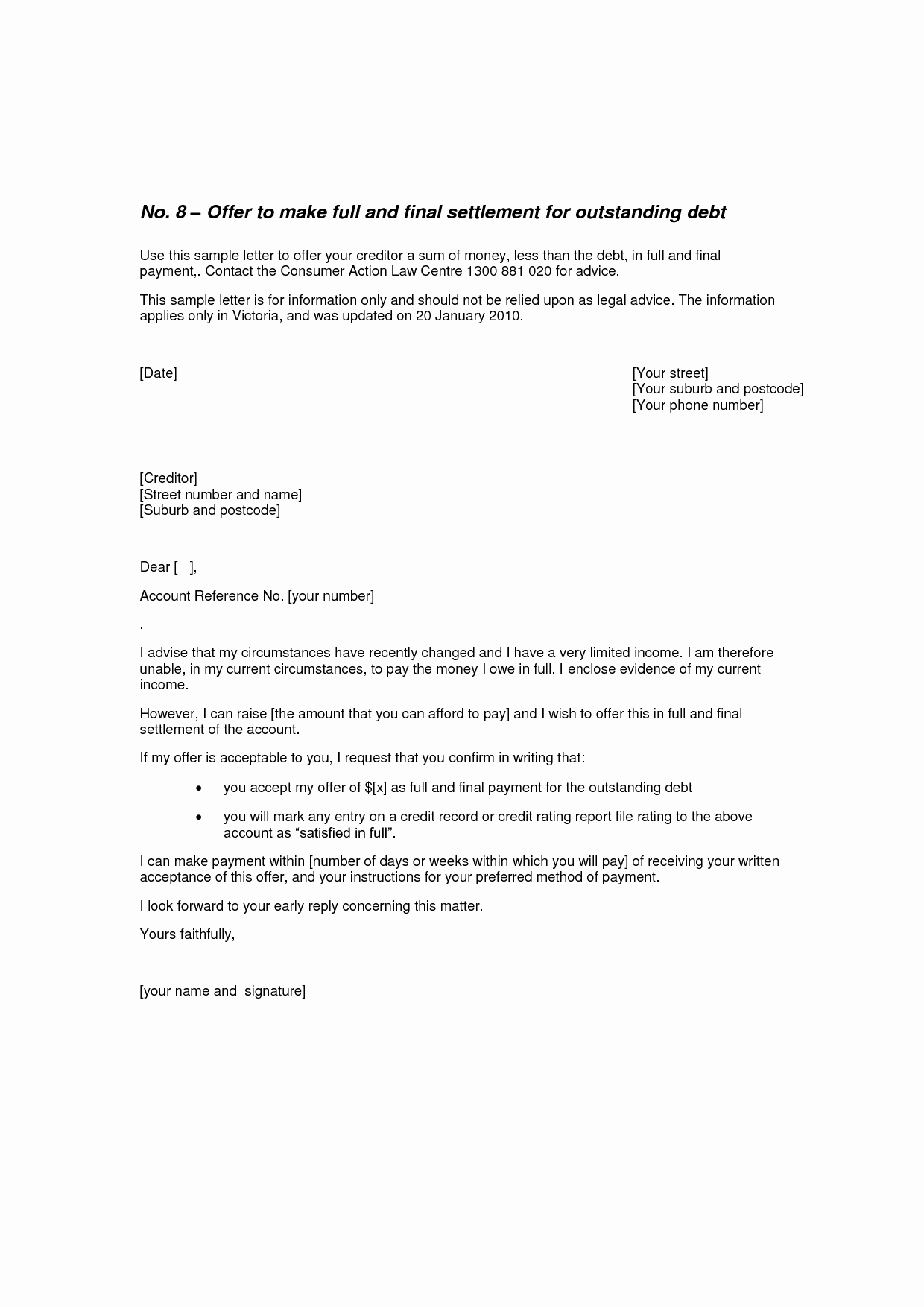 20 Best Sample Agreement Letter to Pay Debt